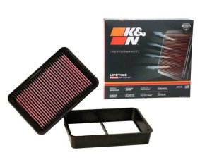 Mitsubishi Evolution Performance Air Intake - K&N Engineering - High-Flow Air Filter, Drop In - `08-`09